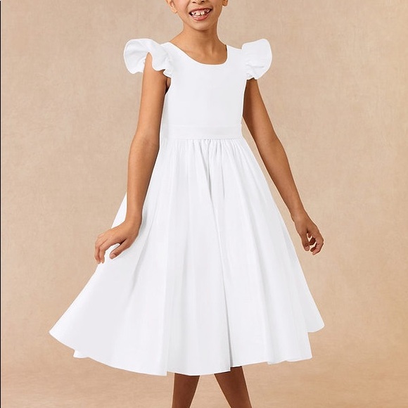 Azazie Violeta White Dress - Size 4T - Picture 5 of 5